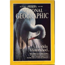 National Geographic Vol.178, NO.1 : July 1990 Florida Watershed - Något använd bok