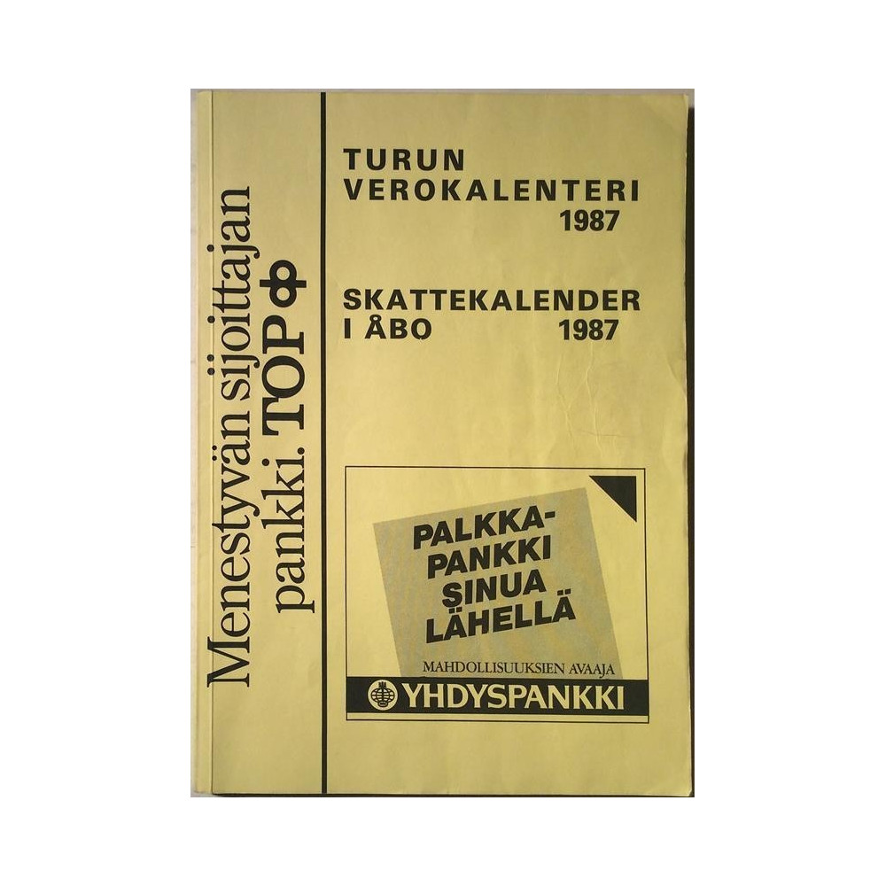 Turun Verokalenteri : 1987 - Used book