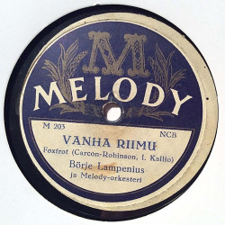 Lampenius Börje : Mummon kaappikello / Vanha riimu - shellac 78 rpm record