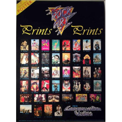 Rock Art Print Poster : Promojuliste 42cm x 60cm - used original promo poster