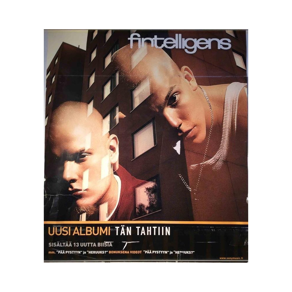 Fintelligens: Tän tahtiin : Promojuliste 49cm x 57cm - used original promo poster
