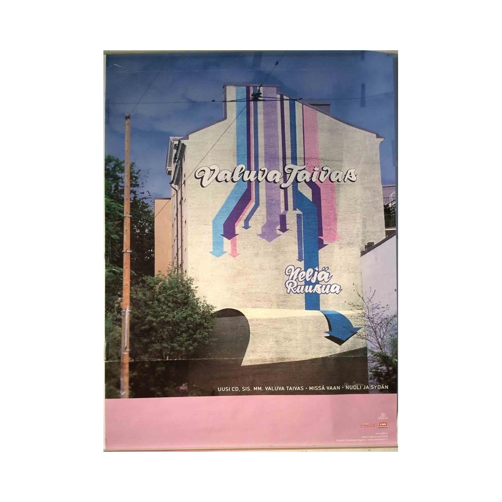 Neljä Ruusua: Valuva Taivas : Promojuliste 41cm x 58cm - begagnat original promo poster