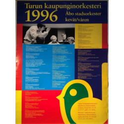 Turun kaupunginorkesteri : kevät/våren ohjelmistojuliste 50cm x 69cm - Used Poster