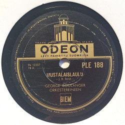 Boulanger George orkestereineen : Venäläistä / Mustalaislaulu - shellac 78 rpm record