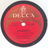 Decca-konserttiorkesteri : Itävallan kyläpääskyset / Talvimyrskyjä - stenkaka 78-varvare