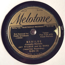 Scala’s Primo Accordeon Band : Valparaiso / Marilou - shellac 78 rpm record