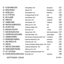 Eri Esittäjiä 1924-1947 ER1FIER Suomi Sävelissä 1 CD