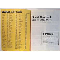 Finnish Illustrated List of Ships 1982 : Hannu Vapalahti - Något använd bok
