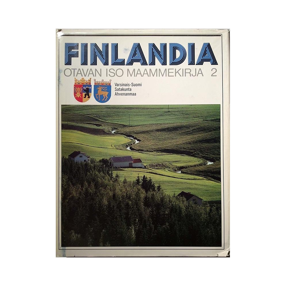 Finlandia Otavan iso maammekirja 2: Varsinais-Suomi Satakunta Ahvenanmaa  kansi VG+ sisäsivut EX Käytetty kirja