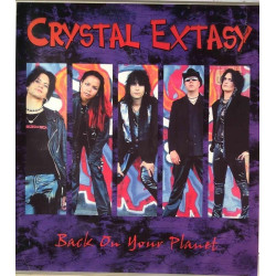 Crystal Extasy: Back On Your Planet : Promojuliste 28cm x 32cm - used original promo poster