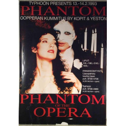 Phanton of the Opera: Typhoon 13.-14.2.1993 : Tapahtumajuliste 59cm x 85cm - Used Poster