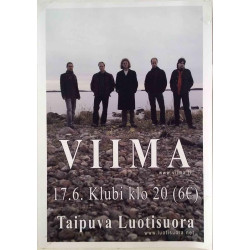 Viima Taipuva Luotisuora : Keikkajuliste 30cm x 41cm - original concert poster