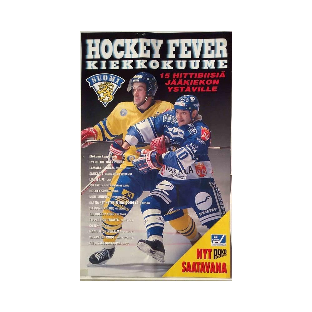 Hockey Fever Kiekkokuume : Promojuliste 25cm x 42cm - JULISTE