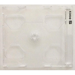 CD-kansi sisäosa kirkas : 1 kpl normaaliin kanteen sopiva 2cd sisäosa - Accessories