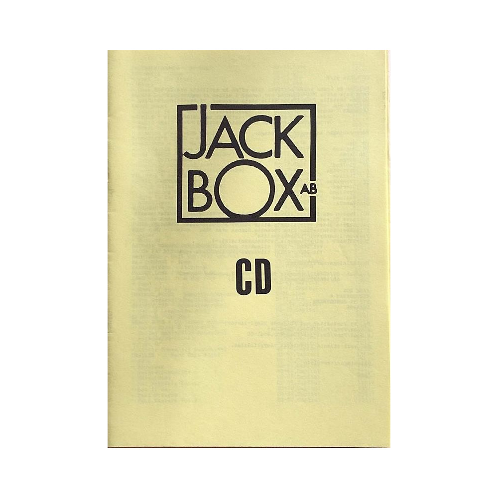 Jack Box : CD-luettelo  kansi EX sisäsivut EX Käytetty kirja