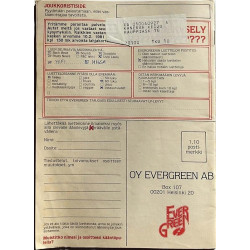 Evergreen: Ääänilevyluettelo Numero 10  kansi VG+ sisäsivut EX Käytetty kirja
