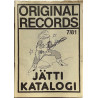 Original Records: Jättikatalogi  kansi VG+ sisäsivut EX Käytetty kirja