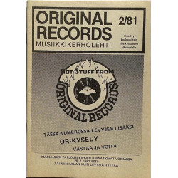 Original Records : Musiikkikerholehti - Något använd bok