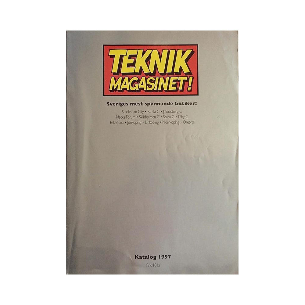 Teknik Magasinet! : Katalog, Sveriges mest spännande butiker! - Något använd bok