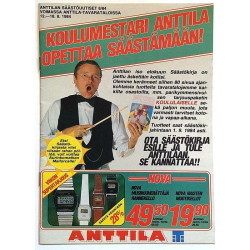 Anttila : Koulumestari Anttila opettaa säästämään - Något använd bok