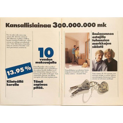 Kansallislaina : Miten saamme oman asunnon - Något använd bok
