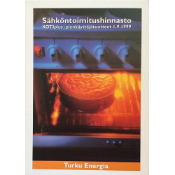 Sähköntoimitushinnasto : KOTIplus-pienkäyttäjätuotteet - Något använd bok