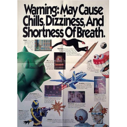 LYNX game system : Mainosjuliste kaksipuoleinen 40cm x 54cm - Used Poster