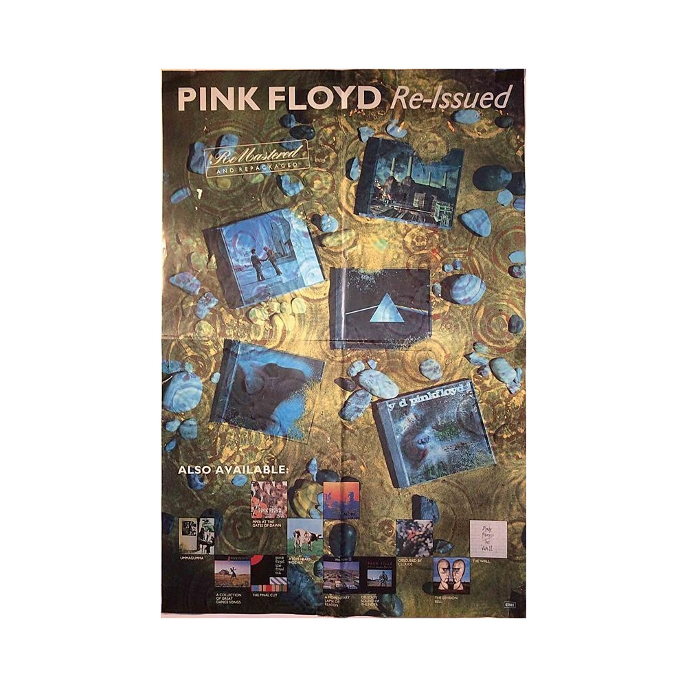 Pink Floyd : Re-Issued Remastared and repackaged 50x75cm - Used Poster