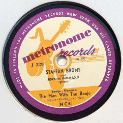 BROMS STAFFAN & INGMANN JORGEN :  MAN WITH BANJO / ÅH ÄLSKLING