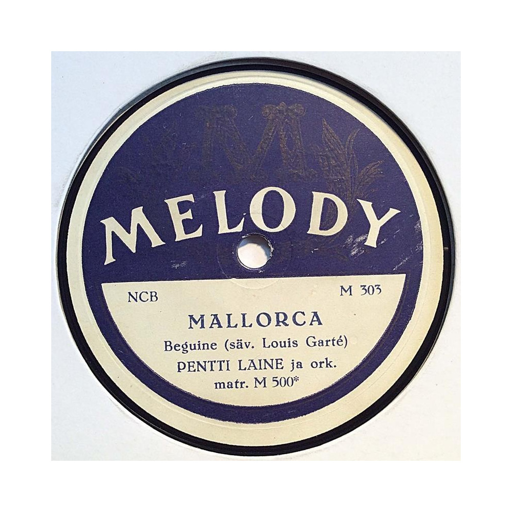 Laine Pentti / Leea Solje : Mallorca / Tällä kertaa - shellac 78 rpm record