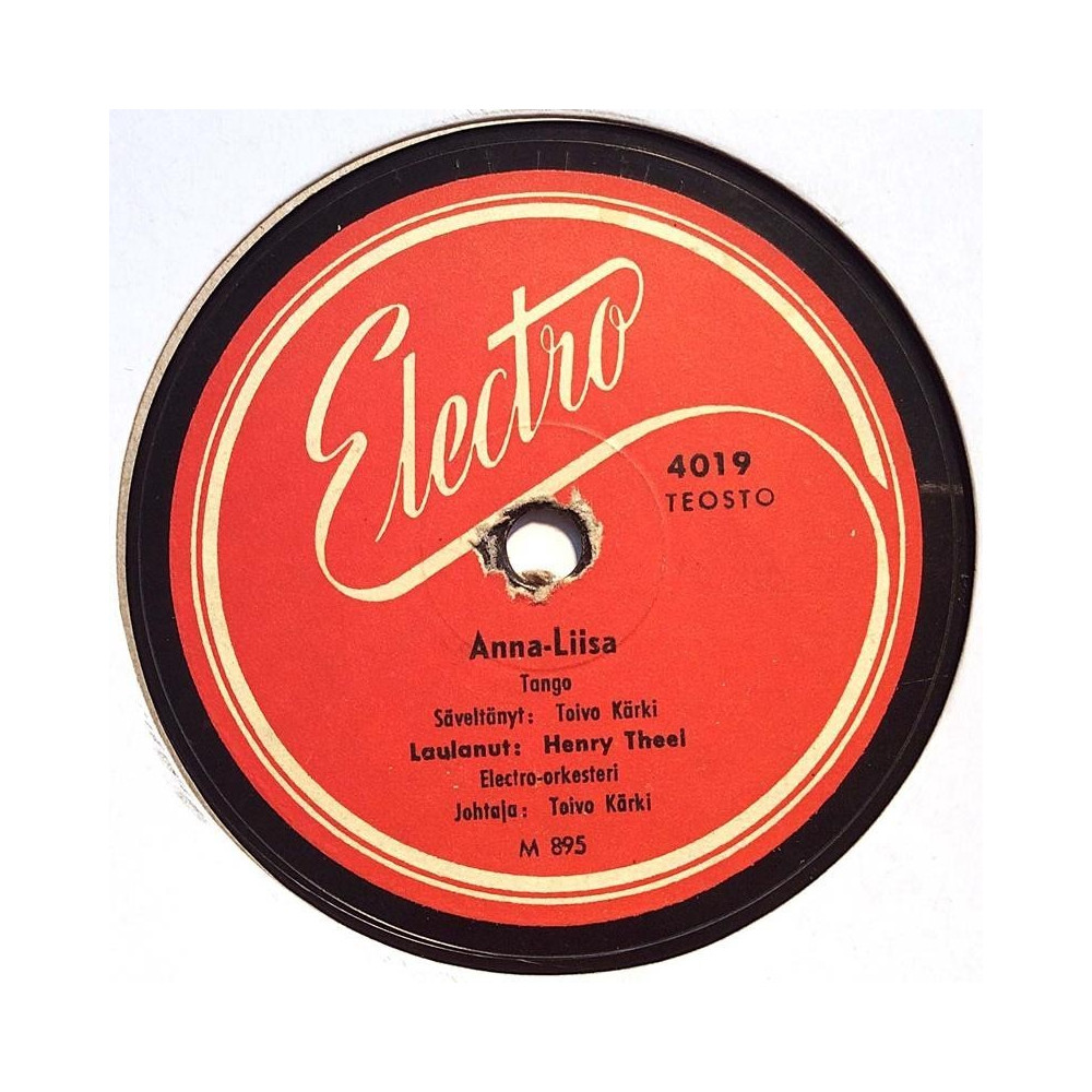 Theel Henry : Anna-Liisa / Päivä viel koittaapi - stenkaka 78-varvare