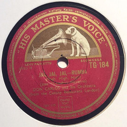 Carlos Don and his Orchestra : Jai, Jai, Jai / The Baion - shellac 78 rpm record