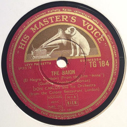 Carlos Don and his Orchestra : Jai, Jai, Jai / The Baion - shellac 78 rpm record