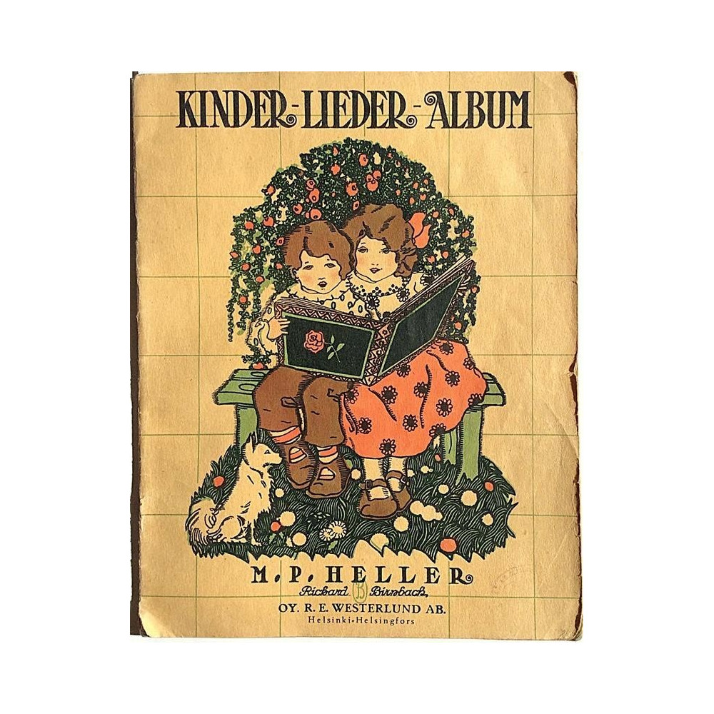 Kinder Lieder LBUM : M.P.HELLER kokoelma lastenlauluja - Något använd bok