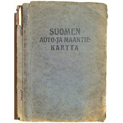 Suomen auto- ja maantiekartta :  - Något använd bok