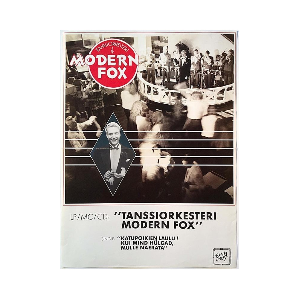 Modern Fox Tanssiorkesteri : Promojuliste 31cm x 41cm - Used Poster