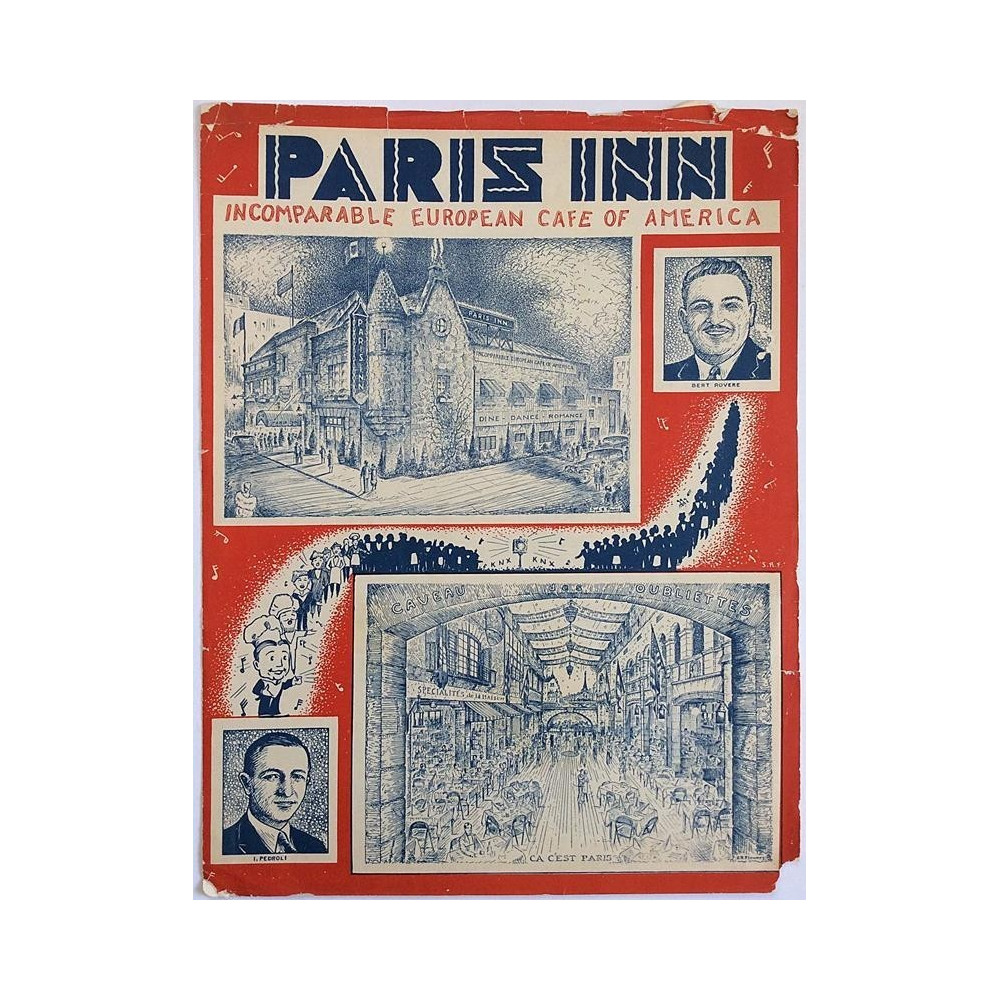 Paris Inn : Bert Rovere, F.P.Marini - Sheet music