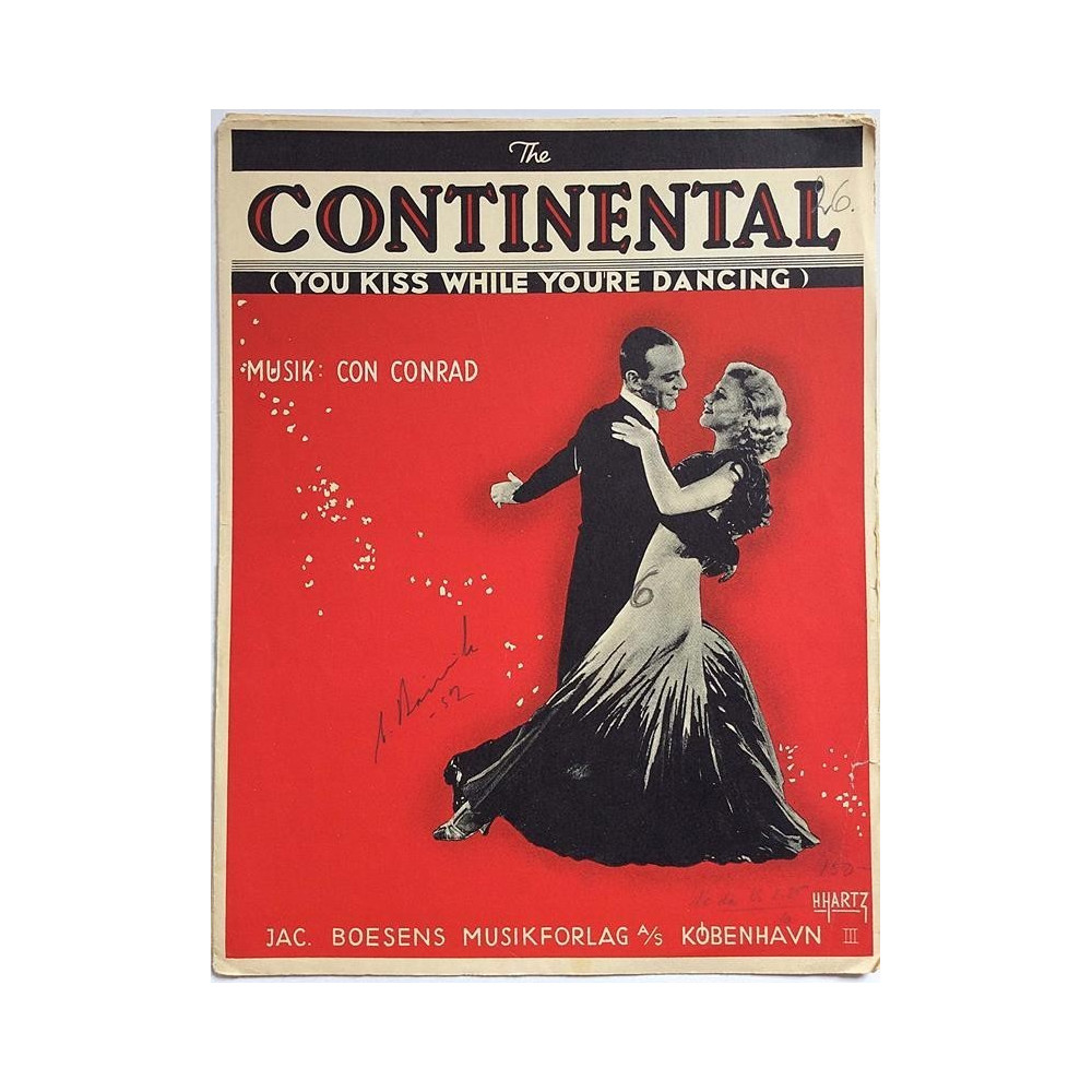 Continental : Con Conrad - Sheet music
