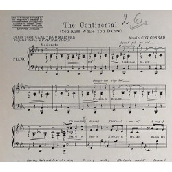 Continental : Con Conrad - Sheet music