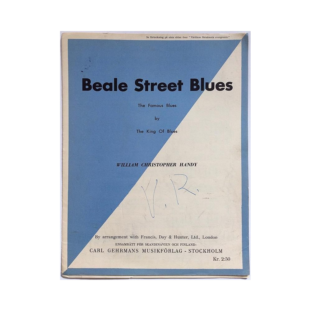 Beale Street Blues : William Christopher Handy - Noter