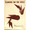 Flowers on the wall: Lewis DeWitt  kansi VG+ sisäsivut VG+ Käytetty nuotti