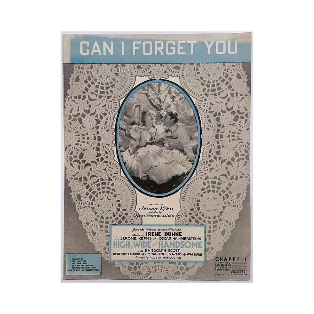 Can I Forget You : Jerome Kern, Oscar Hammerstein - Noter