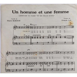 un home et une femme : Francis Lai - Noter