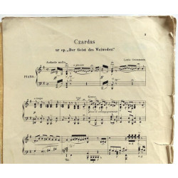 Czardas : Louis Grossmann - Noter