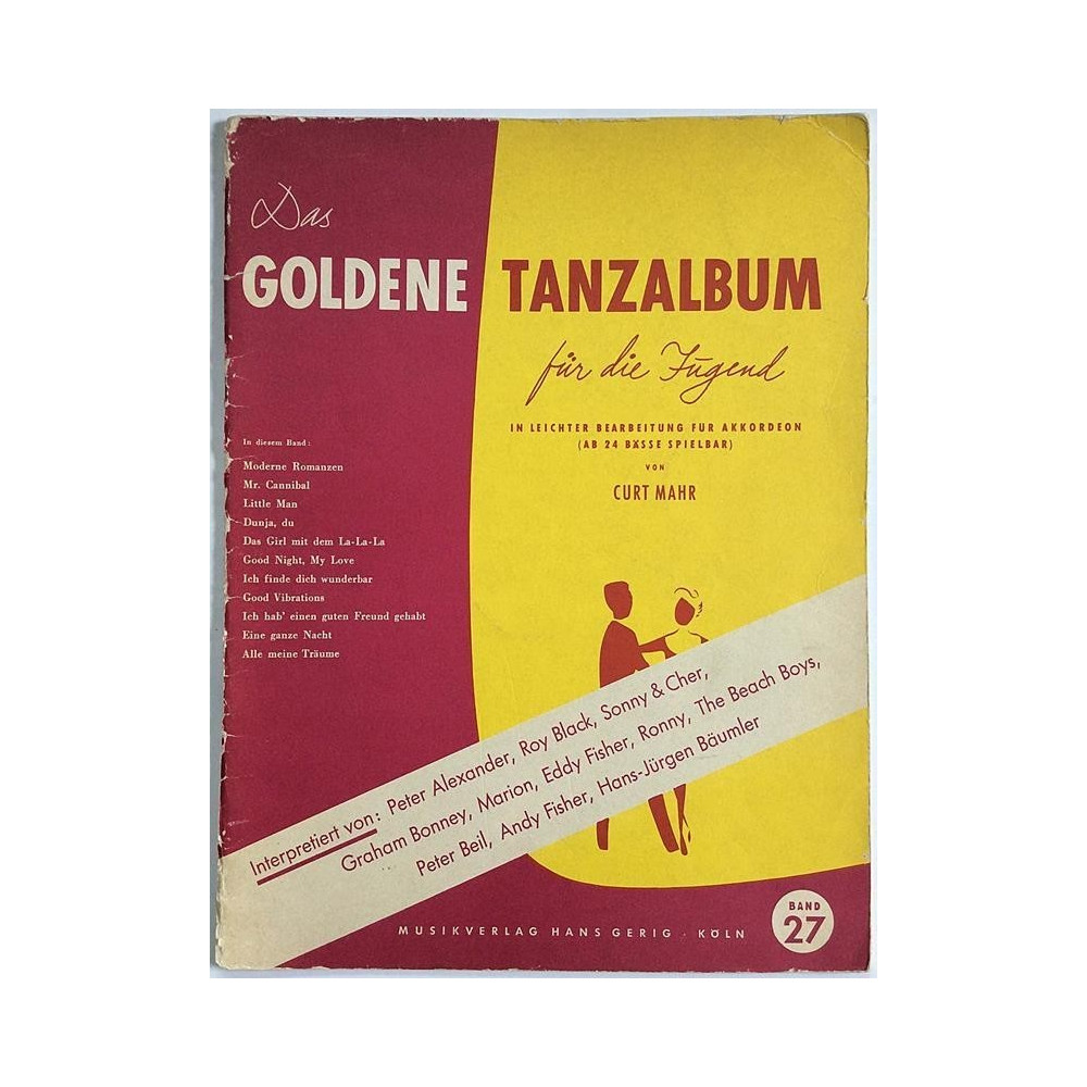 Goldene Tanzalbum fur die Jugend : Moderne Romanzen + 10 muuta - Sheet music
