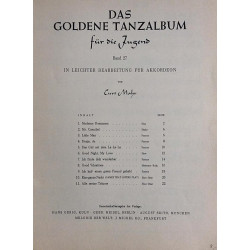 Goldene Tanzalbum fur die Jugend : Moderne Romanzen + 10 muuta - Sheet music
