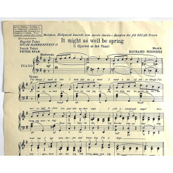 It might as well be spring : Ruchard Rodgers - Noter