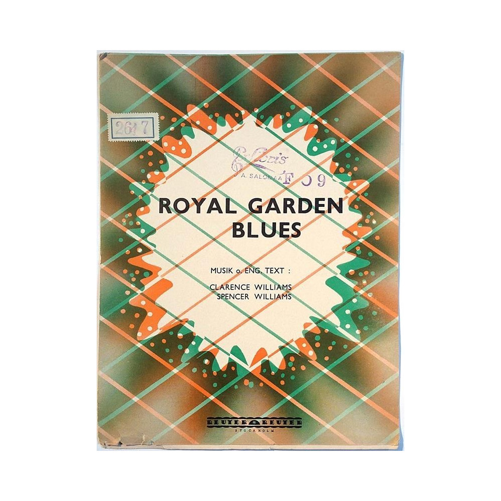 Royal Garden Blues : Clarence Williams, Spencer Williams - Noter