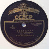 Venäläinen savikiekko: CCCP 19323  kansi paperikansi/muovitasku levy VG savikiekko gramofonilevy