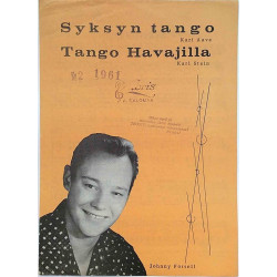 Syksyn tango / Tango Havajilla: Kari Aava / Karl Stein  kansi VG+ sisäsivut VG+ Käytetty nuotti